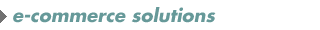 e-commerce solutions